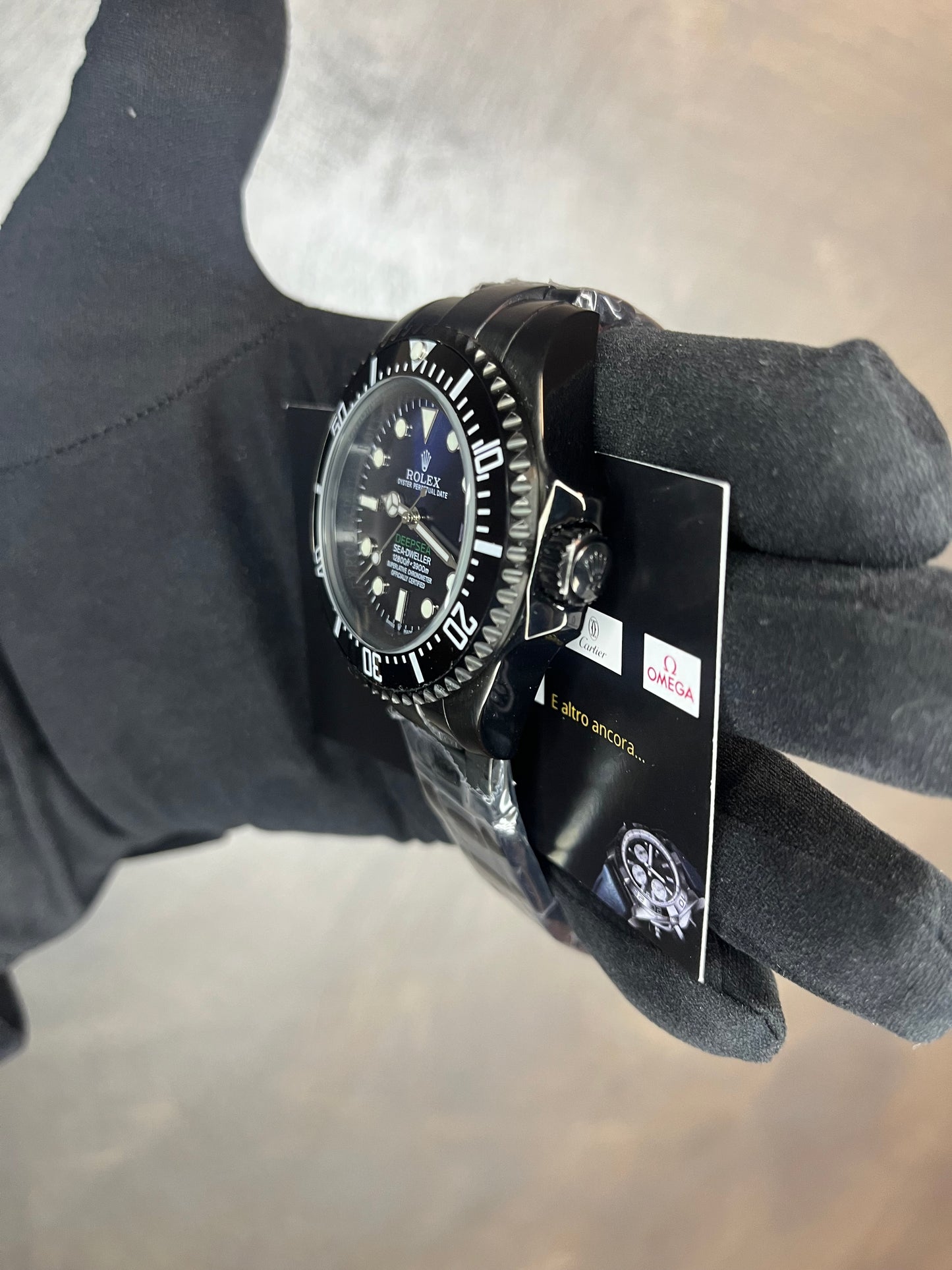 SEA DWELLER DEEPSEA FULL BLACK QUADRANTE NERO