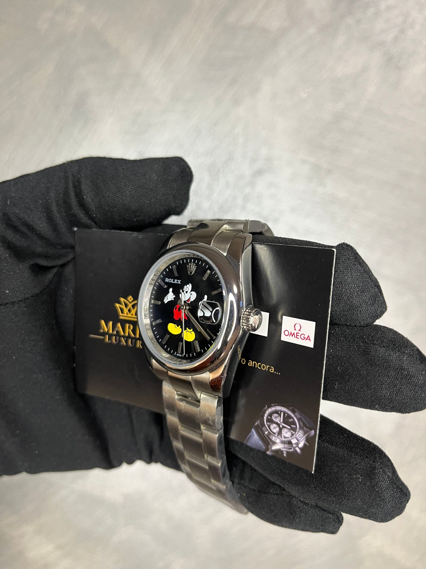 ROLEX DATE JUST OYSTER PERPETUAL MICKEY MOUSE