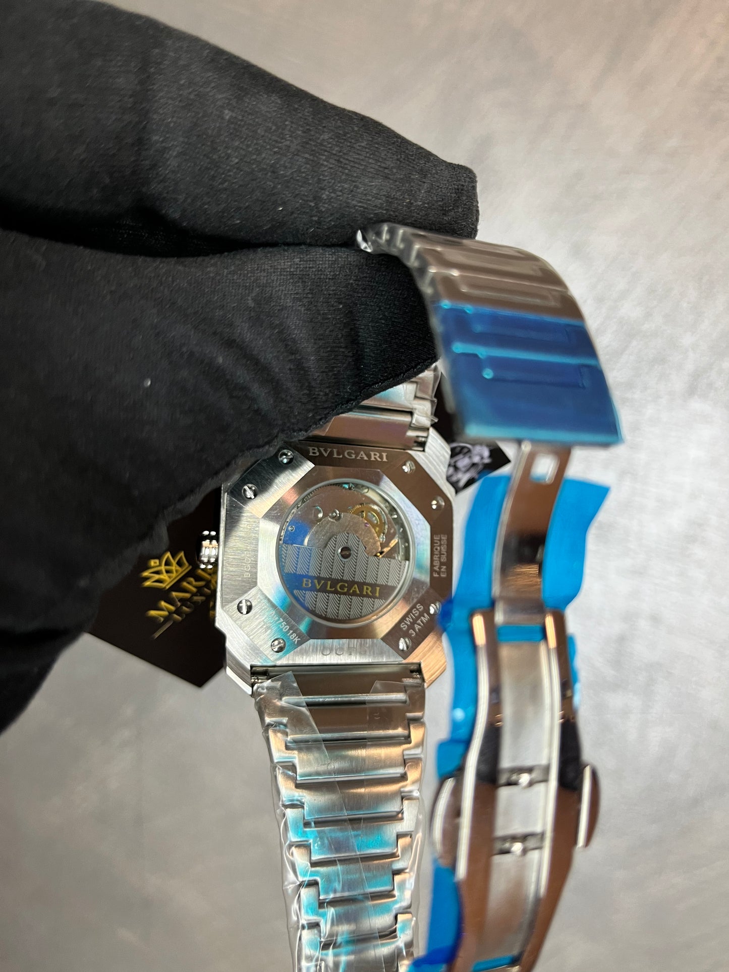 BULGARI OCTO ACCIAIO QUADRANTE NERO
