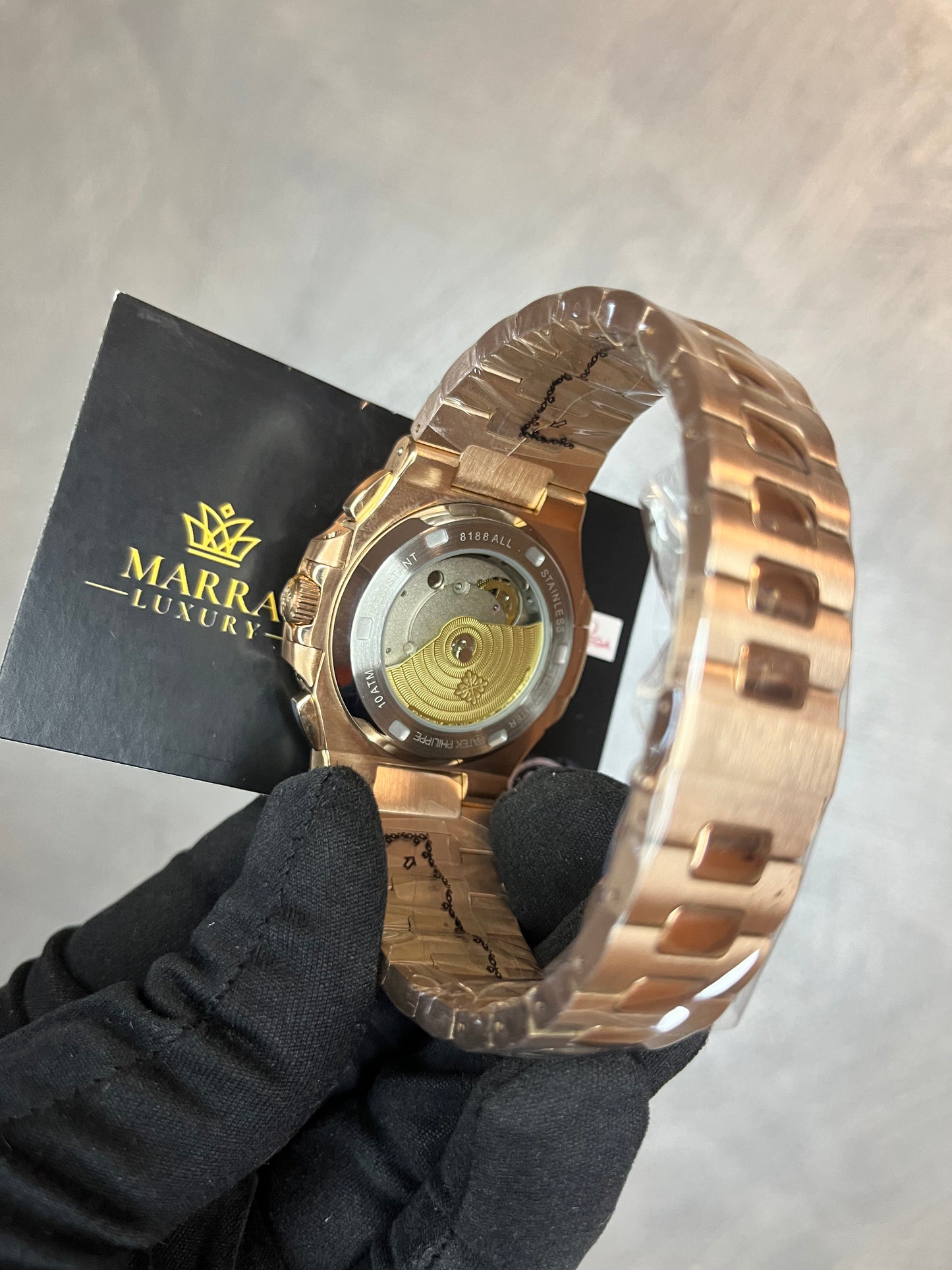 PATEK PHILIPPE NAUTILUS CRONOGRAPH ORO ROSA QUADRANTE BLU