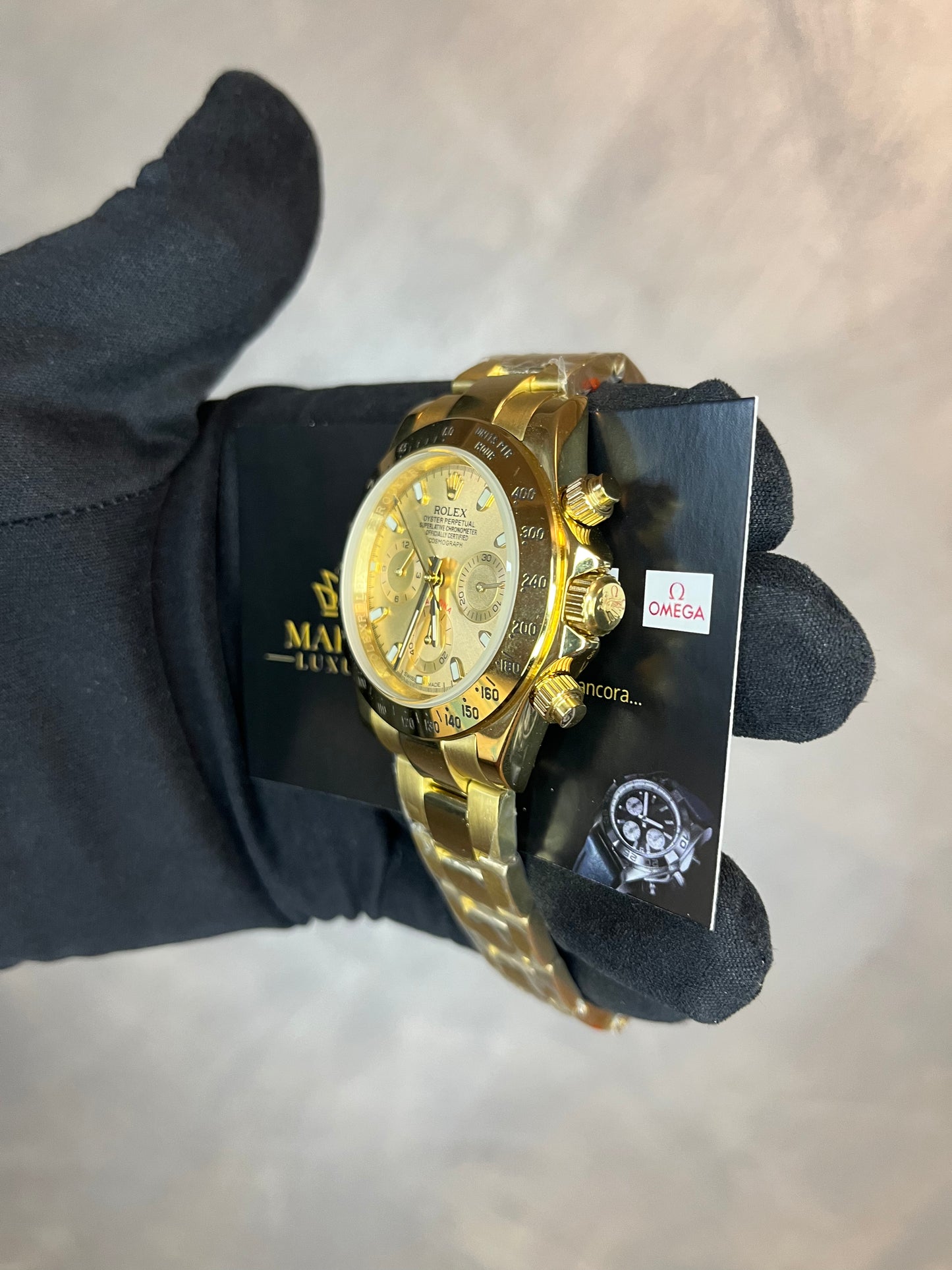 ROLEX DAYTONA CINTURINO CASSA E QUADRANTE IN ORO