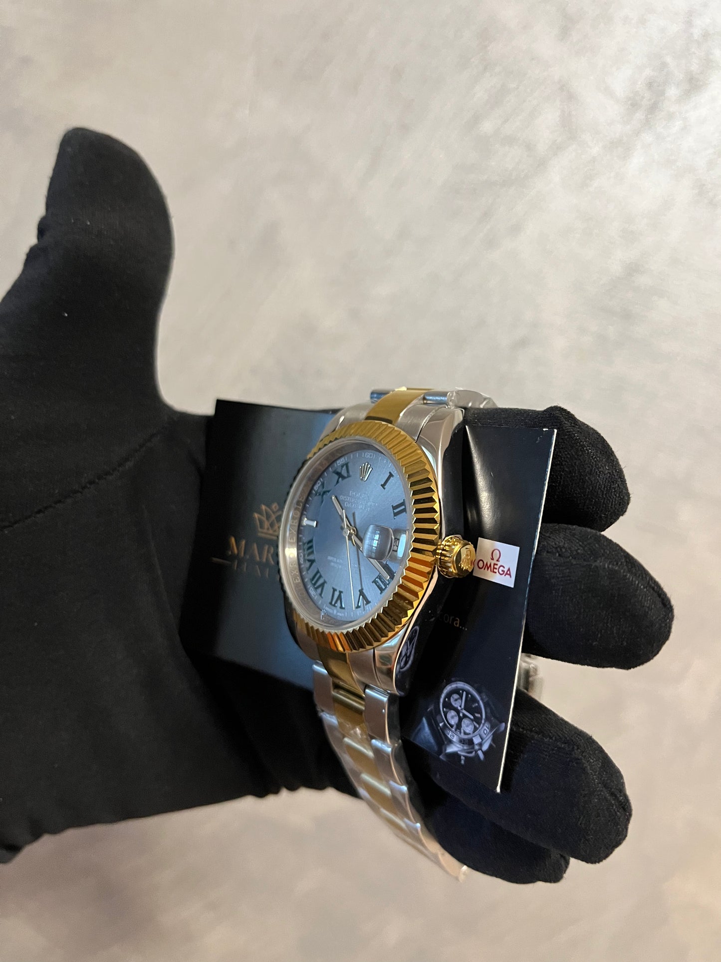 ROLEX DATEJUST WIMBLEDON OYSTER ORO E ACCIAIO