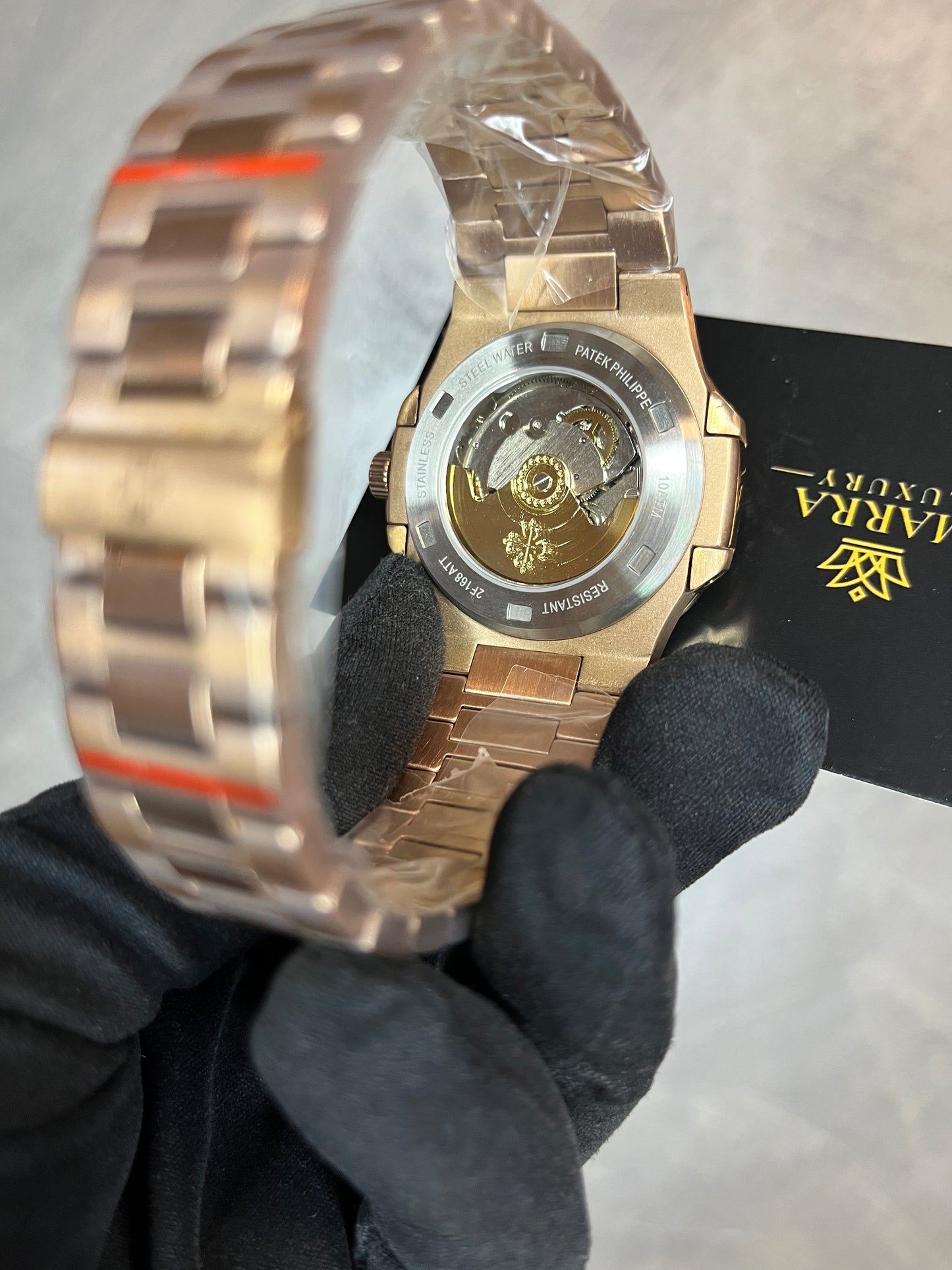 PATEK PHILIPPE NAUTILUS ORO ROSA QUADRANTE CHOCOLAT