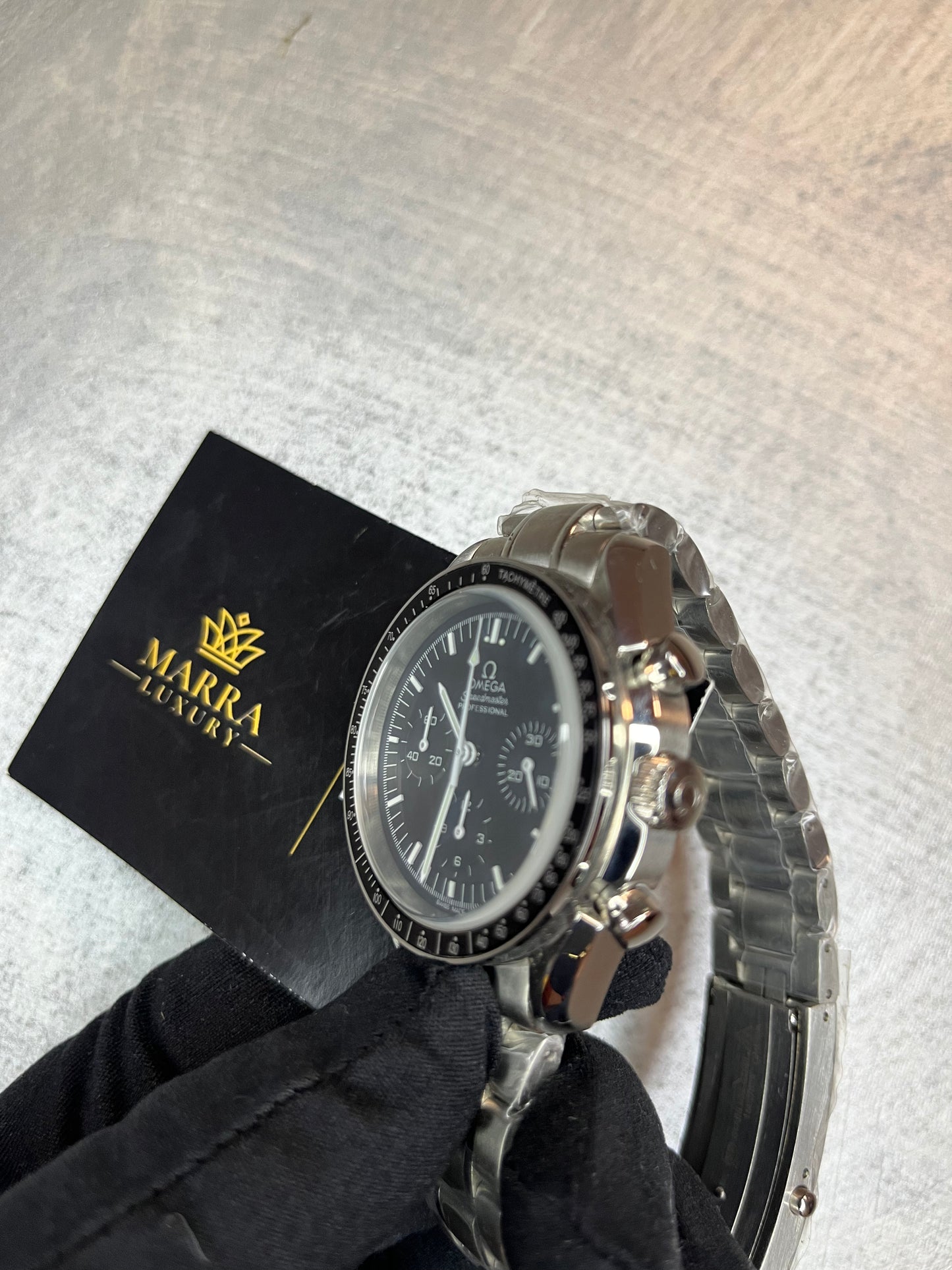 OMEGA SPEEDMASTER CRONO ACCIAIO QUADRANTE NERO