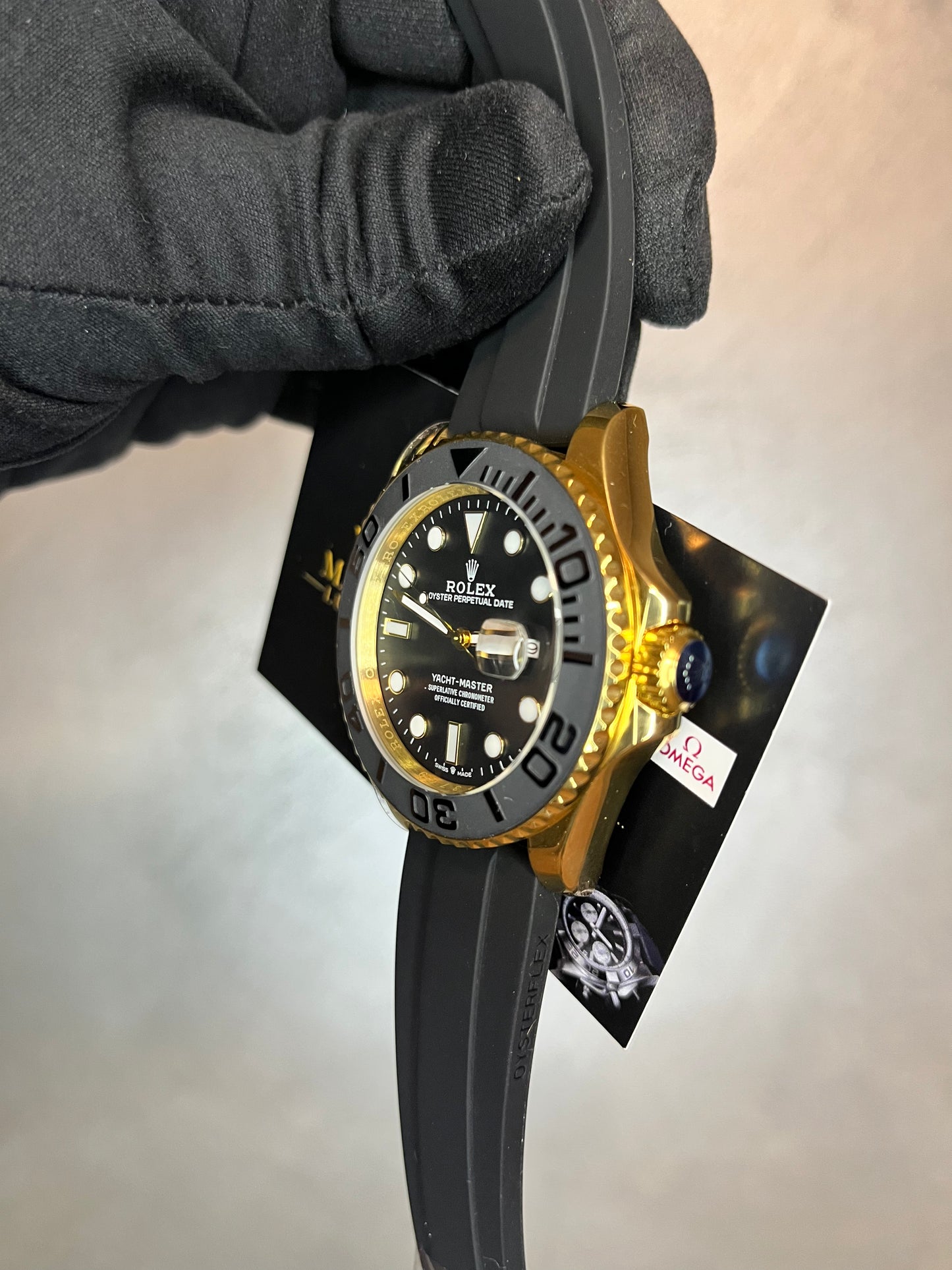 ROLEX YACHTMASTER OYSTERFLEX ORO GIALLO