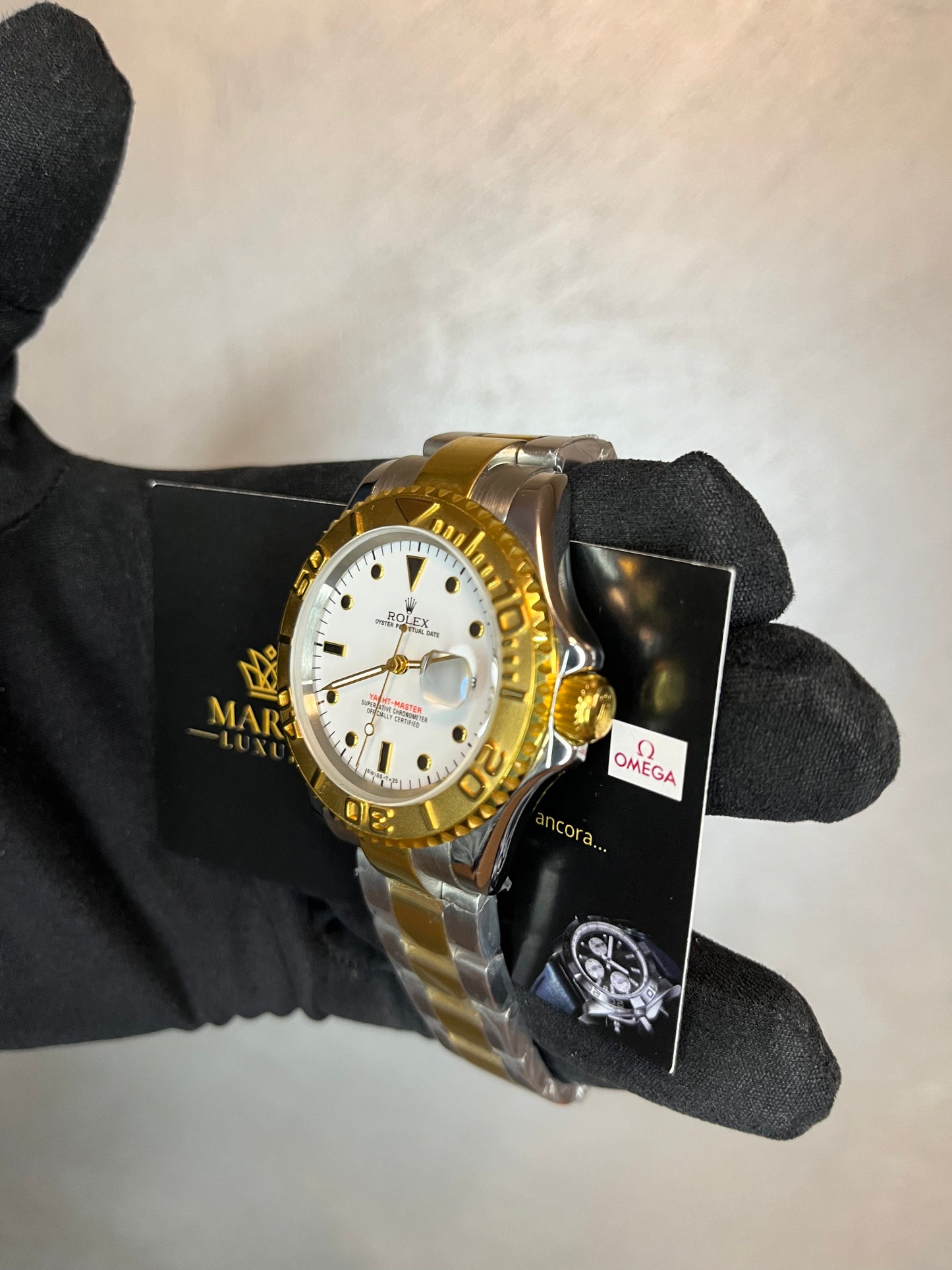 ROLEX YACHTMASTER VINTAGE ORO E ACCIAIO