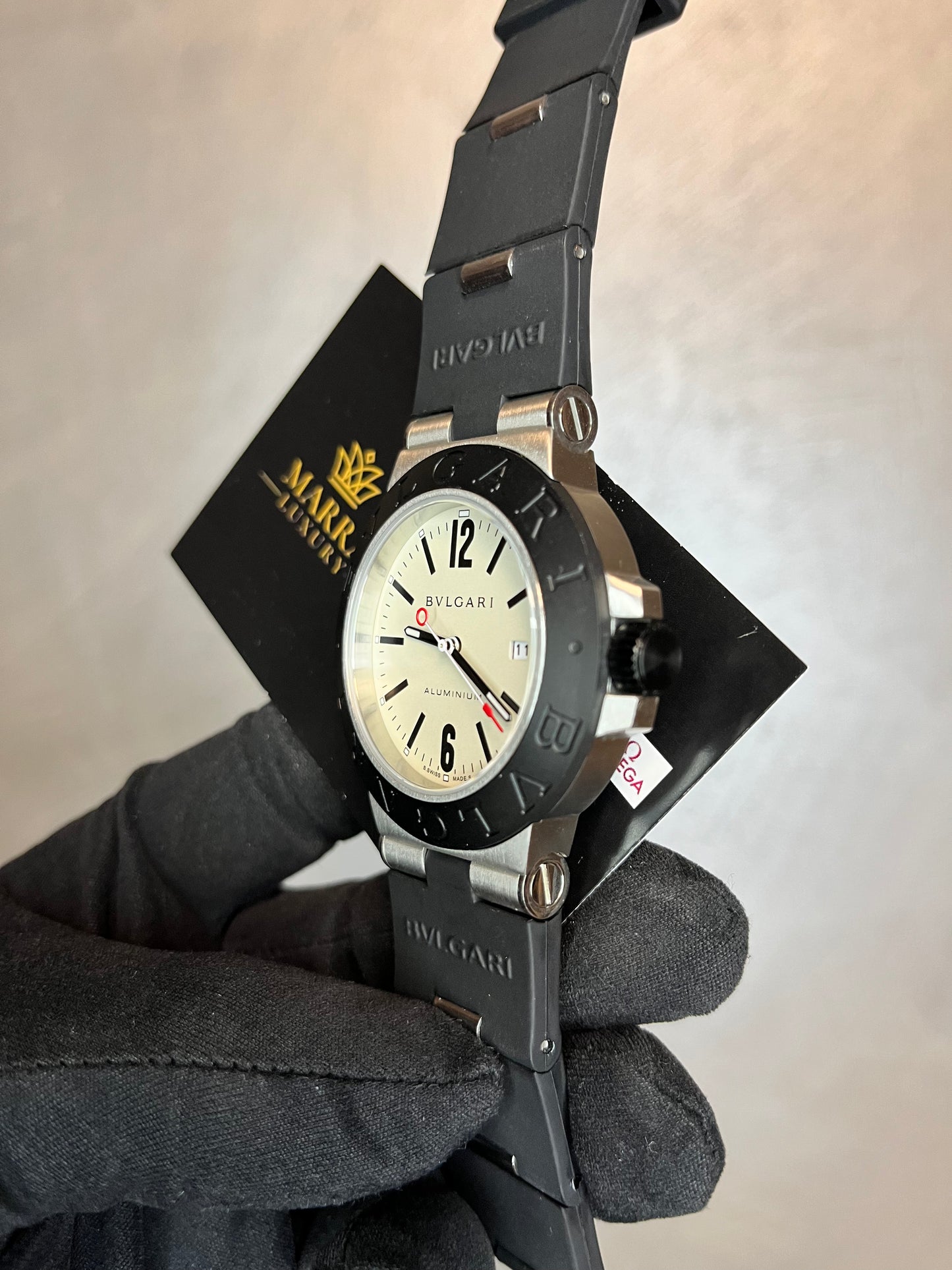 BULGARI ALUMINIUM QUADRANTE BIANCO
