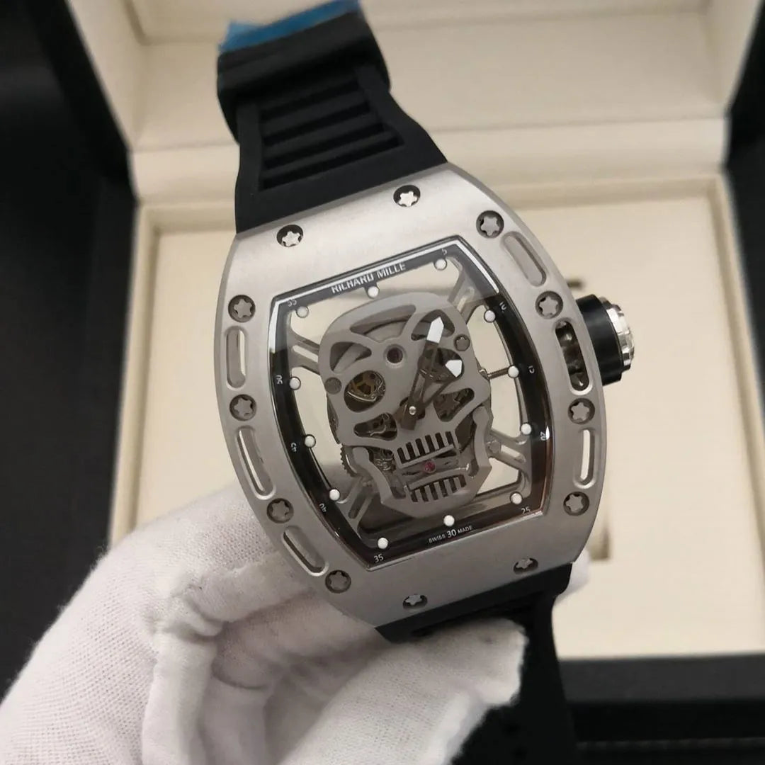 Richard Mille Skeleton Acciaio