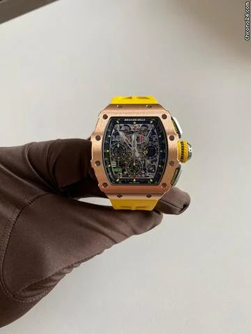 Richard Mille Cronografo Oro rosa Giallo