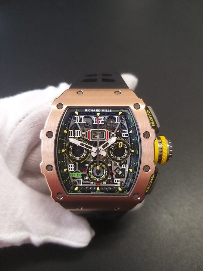 Richard Mille Oro Rosa 11-03 Nero