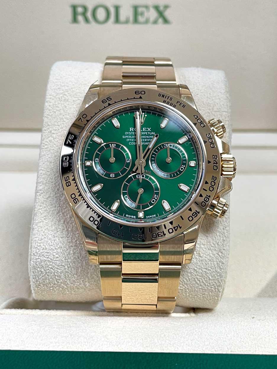 Rolex Daytona Oro Quadrante Verde