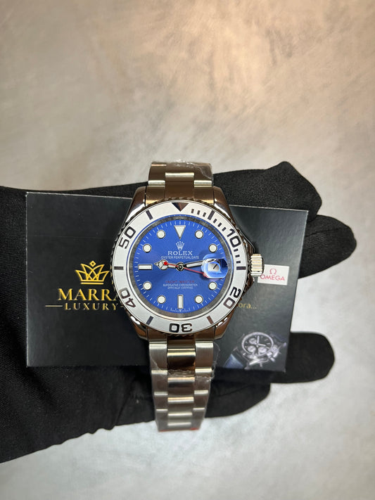 ROLEX YACHTMASTER ACCIAIO QUADRANTE BLU