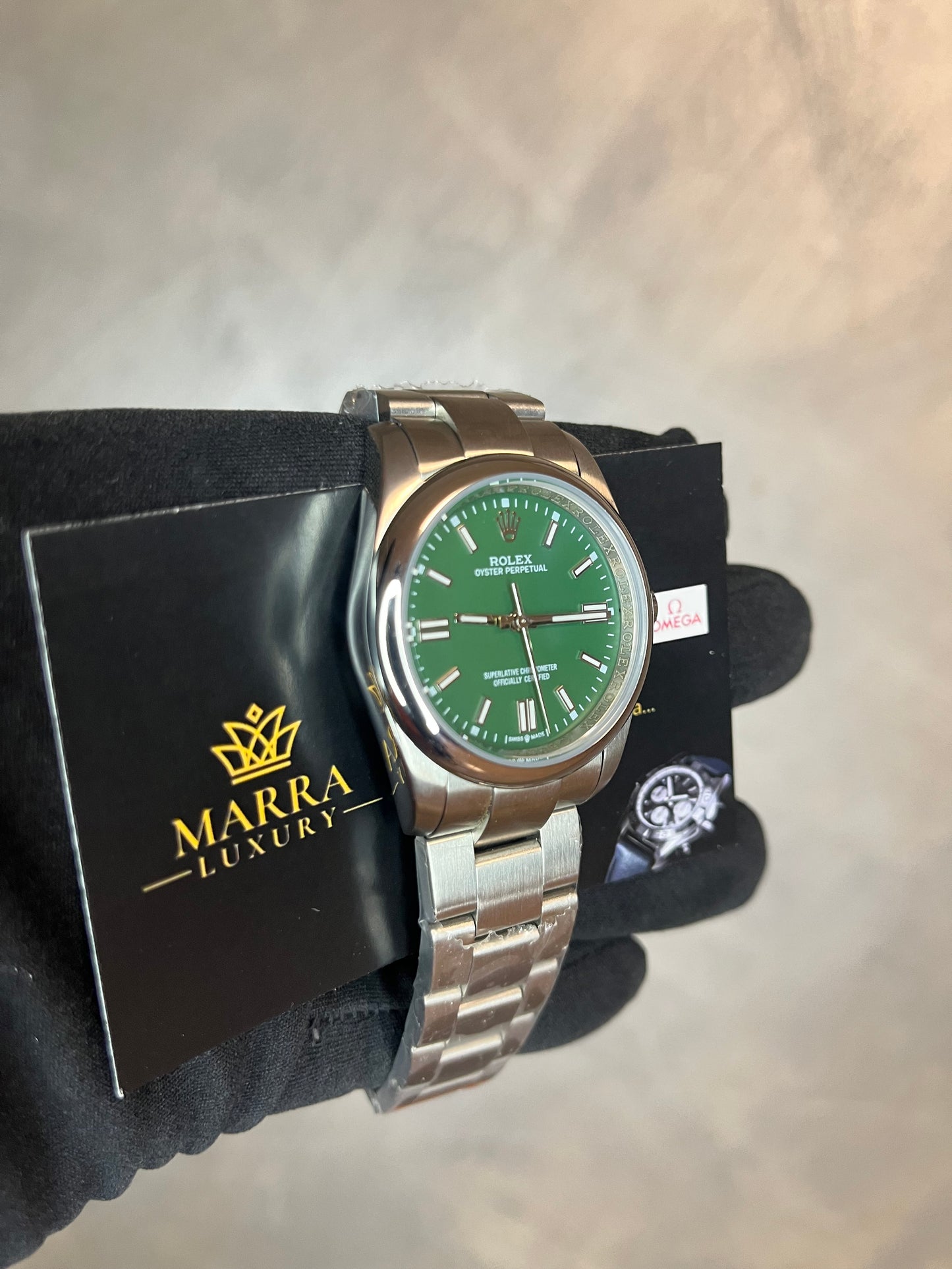 OYSTER PERPETUAL QUADRANTE VERDE