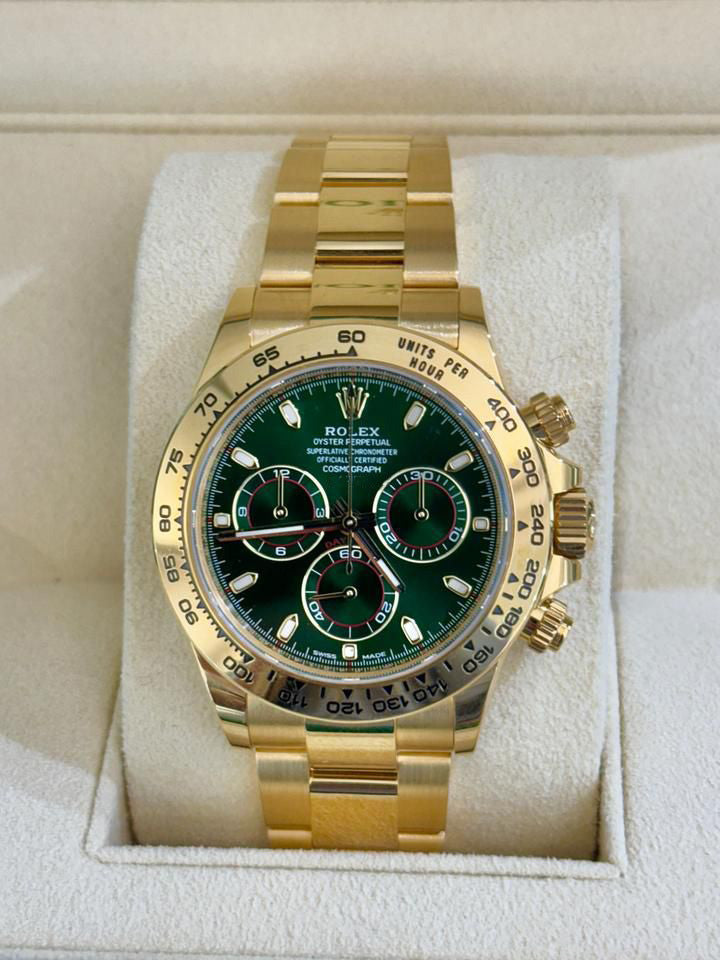 Rolex Daytona Oro Quadrante Verde