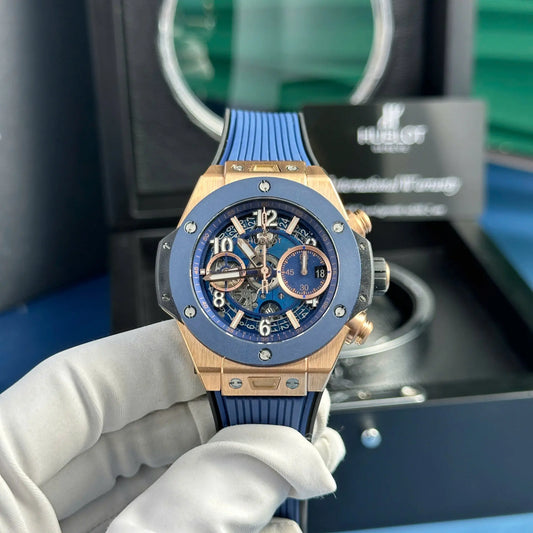 Hublot Big Bang Unico King Blu e oro