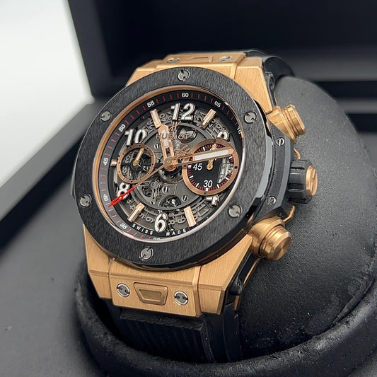 Hublot Big Bang Unico King Skeleton Oro e Nero