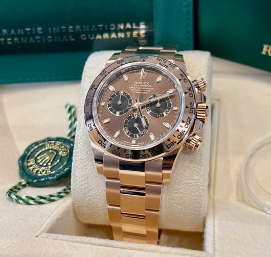 Rolex Daytona Oro rosa Quadrante Cioccolato