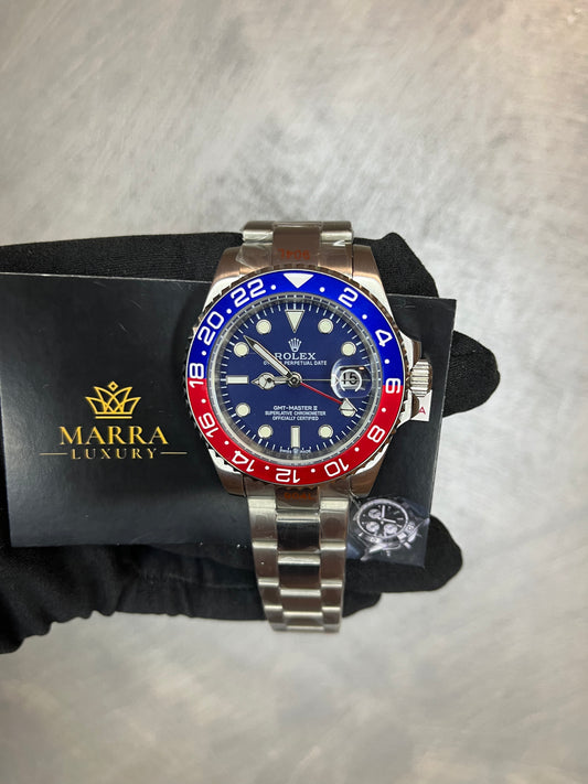 ROLEX GMT MASTER PEPSI QUADRANTE BLU