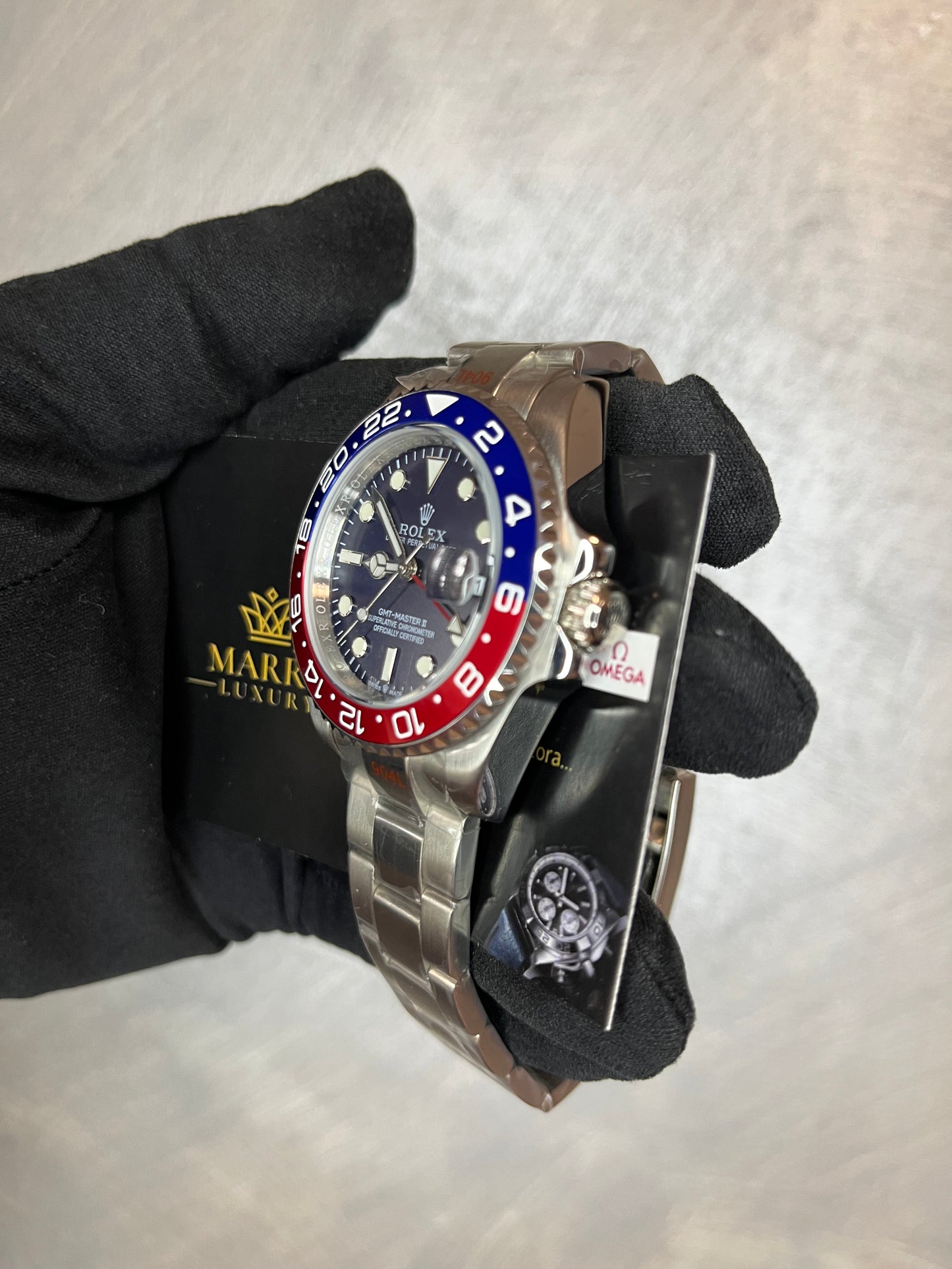 ROLEX GMT MASTER PEPSI QUADRANTE BLU