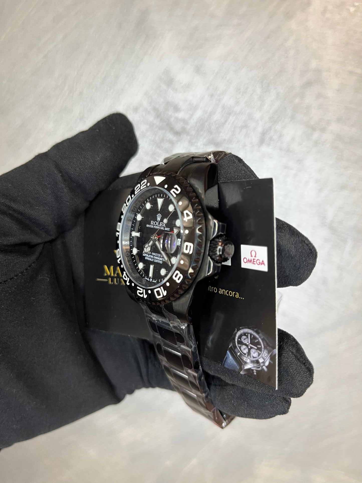 ROLEX GMT MASTER TOTAL BLACK