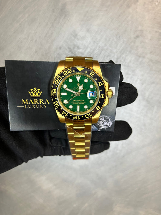 ROLEX GMT MASTER TUTTO IN ORO QUADRANTE VERDE