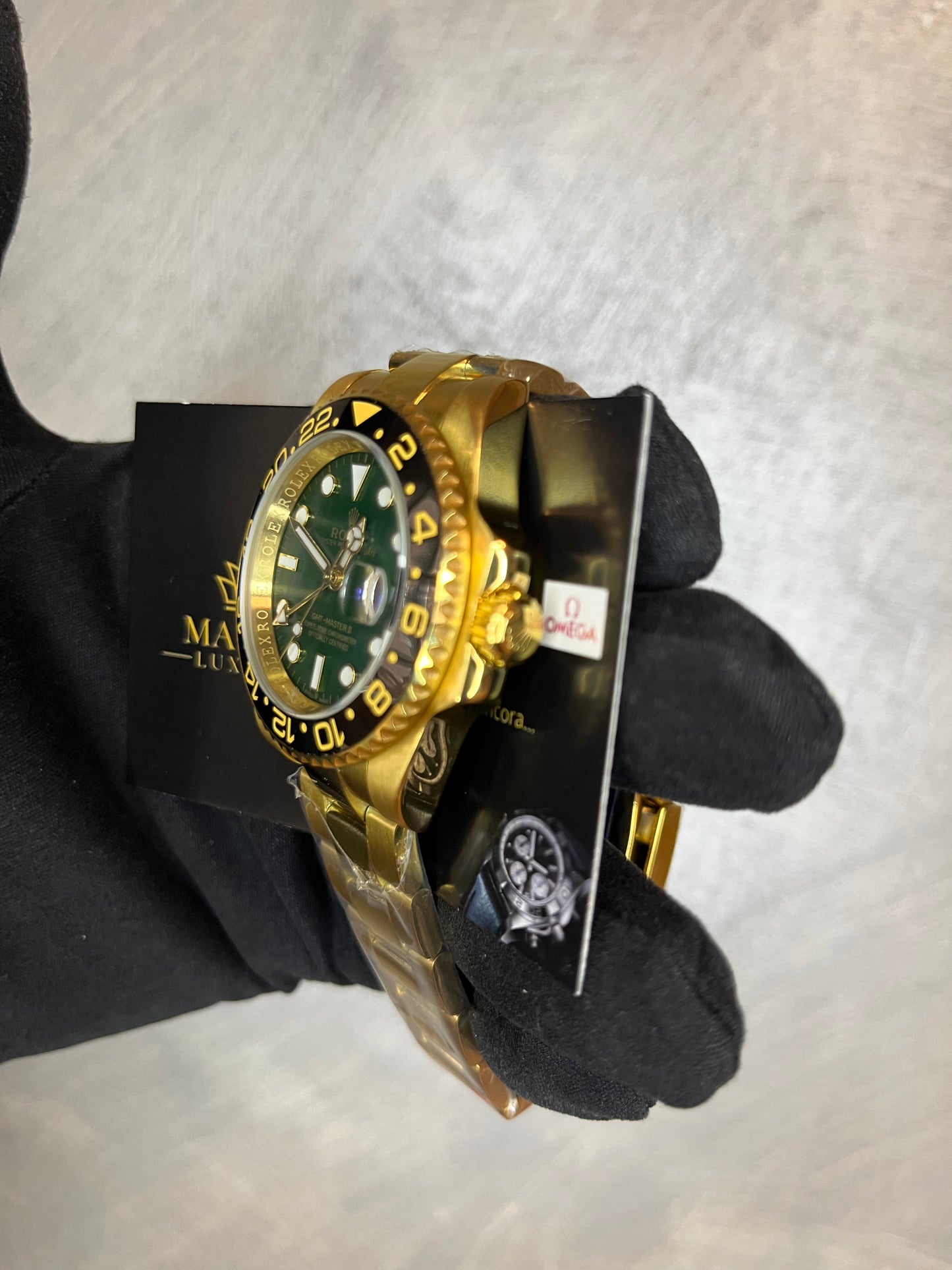 ROLEX GMT MASTER TUTTO IN ORO QUADRANTE VERDE