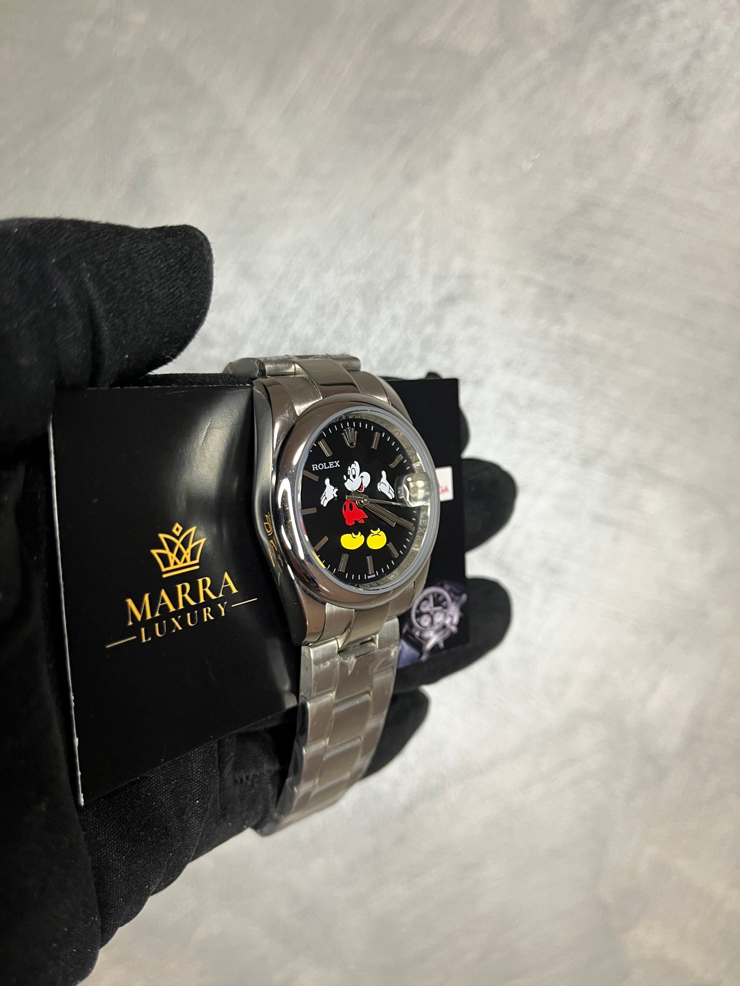 ROLEX DATE JUST OYSTER PERPETUAL  MICKEY MOUSE