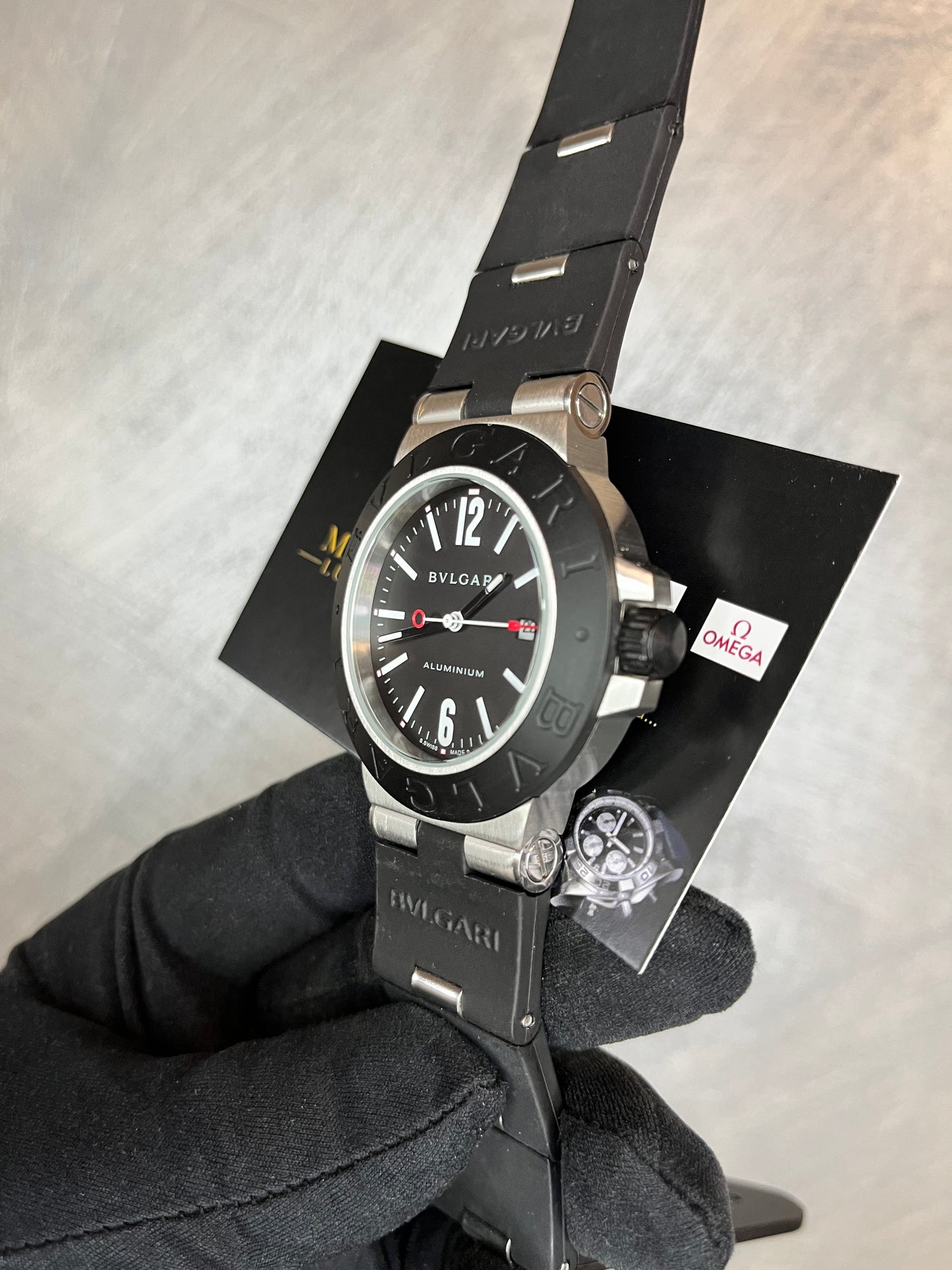 BULGARI ALUMINIUM NERO QUADRANTE NERO