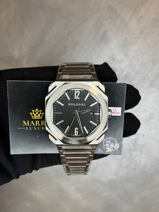 BULGARI OCTO ACCIAIO QUADRANTE NERO