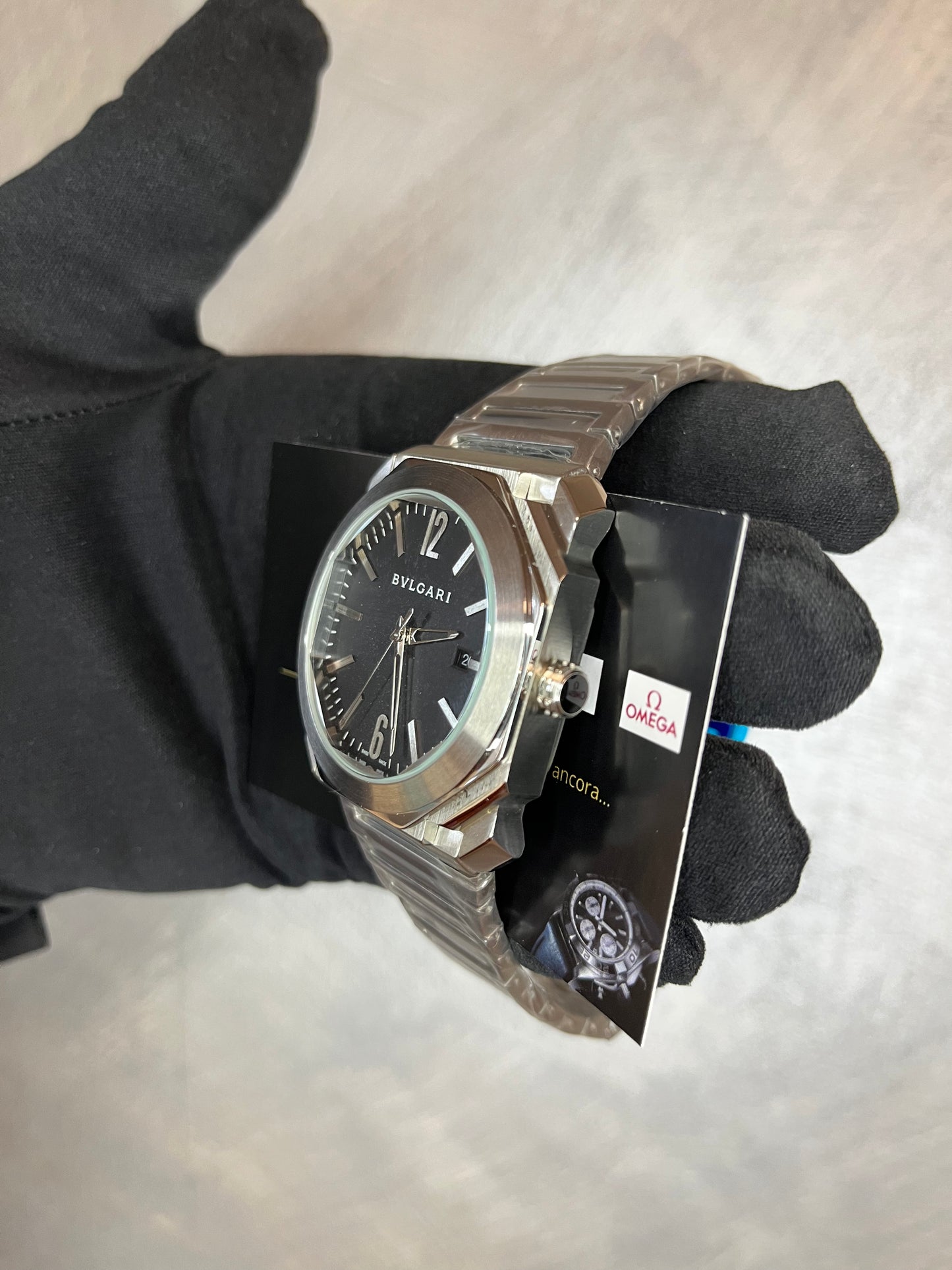 BULGARI OCTO ACCIAIO QUADRANTE NERO