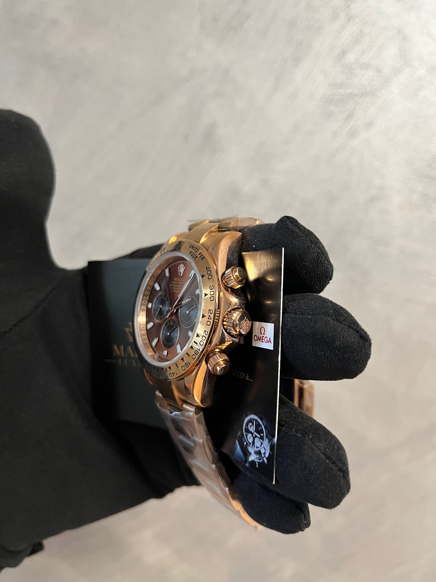 ROLEX DAYTONA ORO ROSA QUADRANTE CHOCOLAT