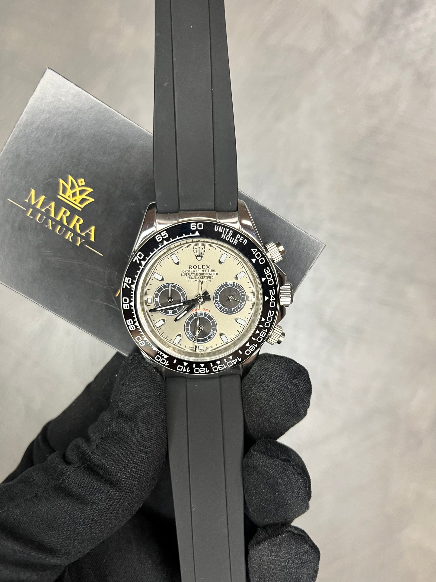 ROLEX DAYTONA QUADRANTE GRIGIO RODIO