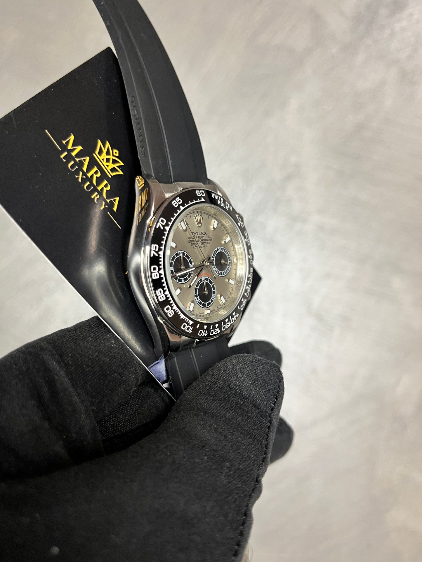 ROLEX DAYTONA QUADRANTE GRIGIO RODIO