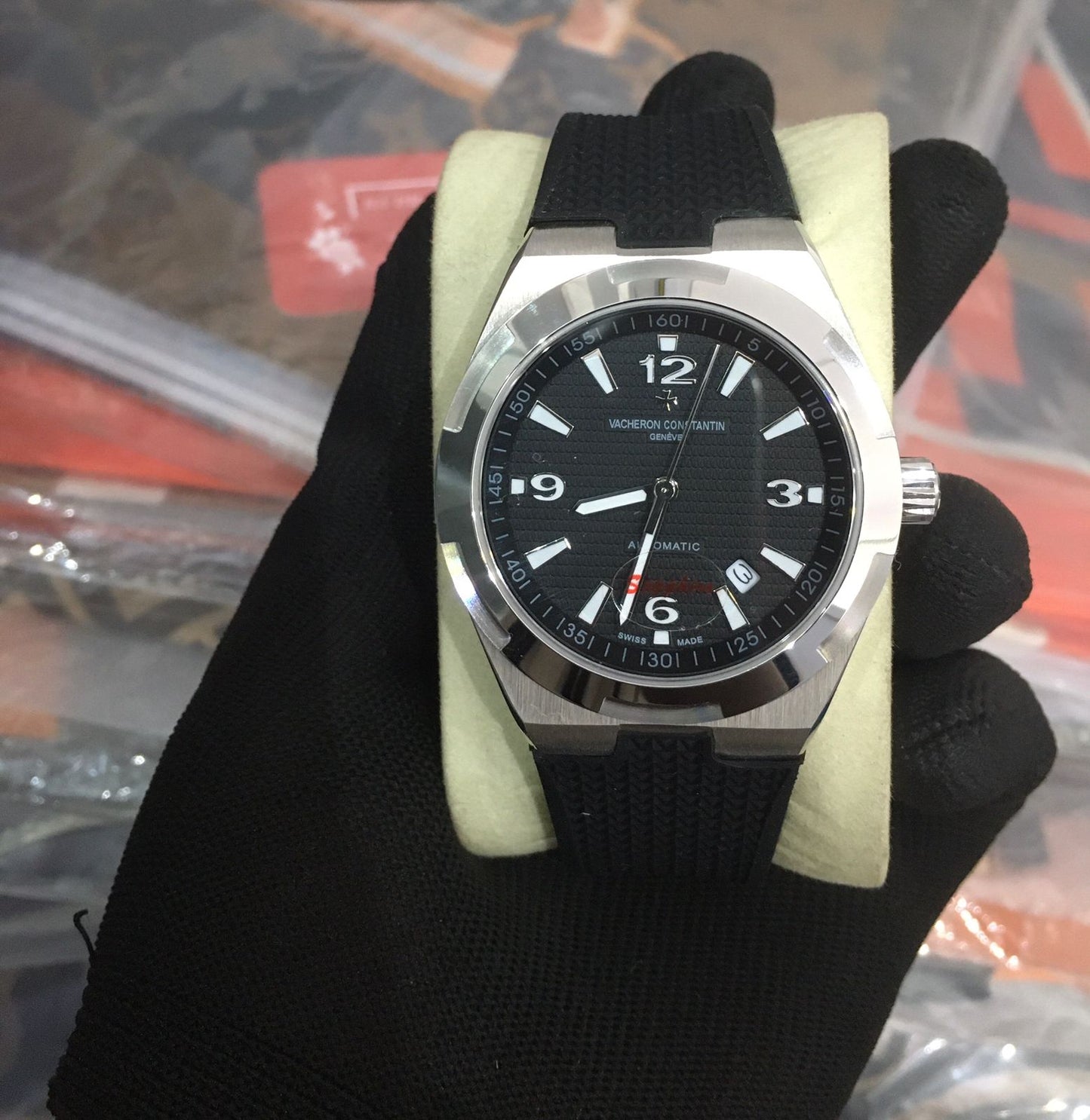 Vacheron constantin Overseas Gomma e Quadrante Nero