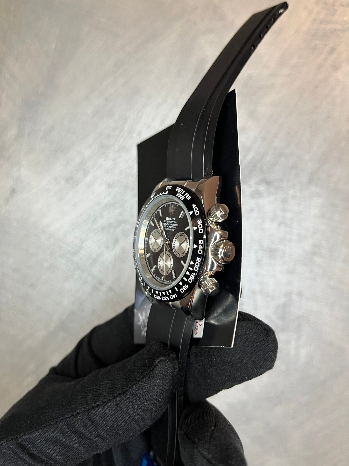 ROLEX DAYTONA OYSTERFLEX QUADRANTE NERO CON CONTATORI GRIGIO