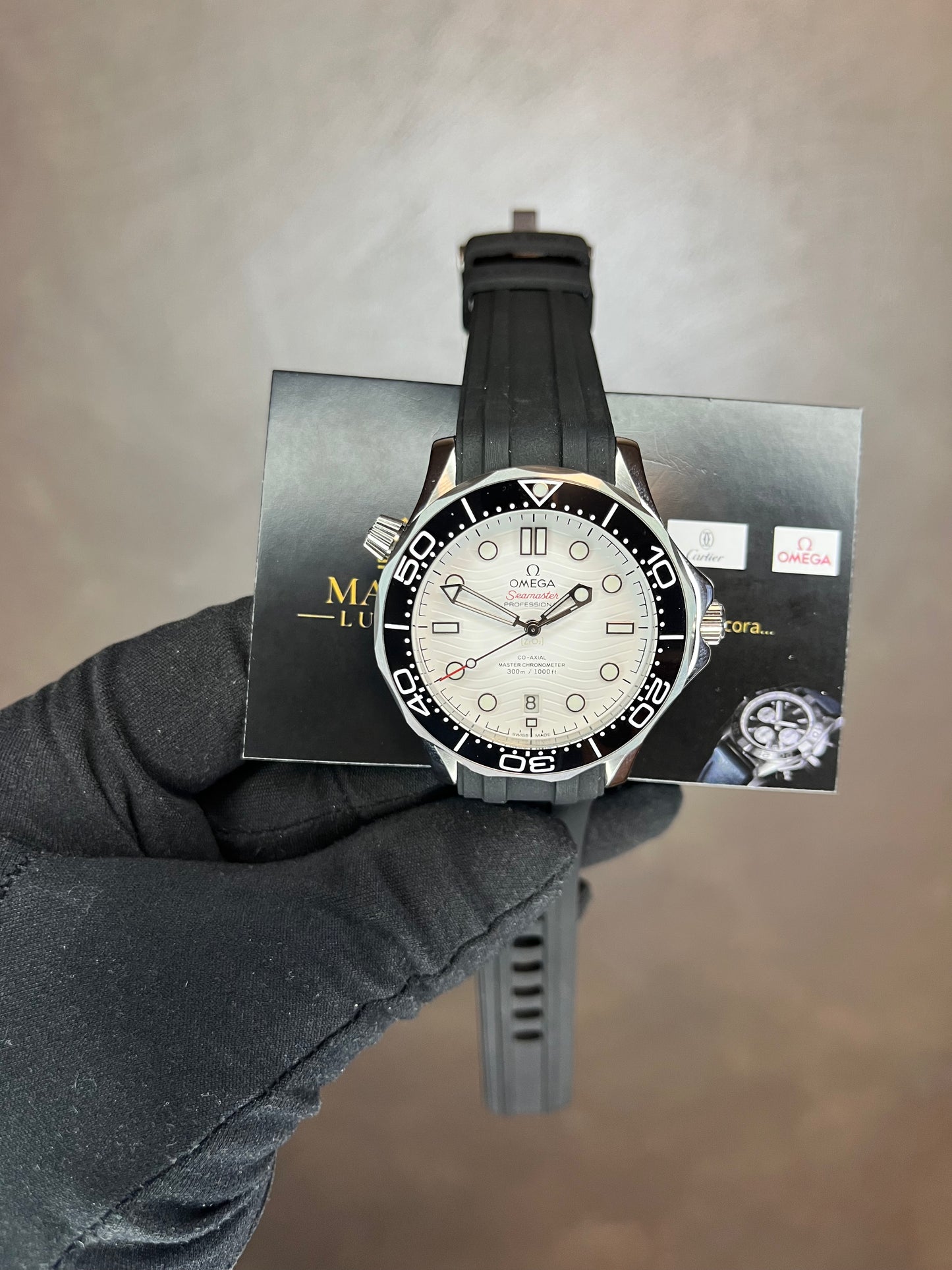 OMEGA SEAMASTER DIVER QUADRANTE BIANCO