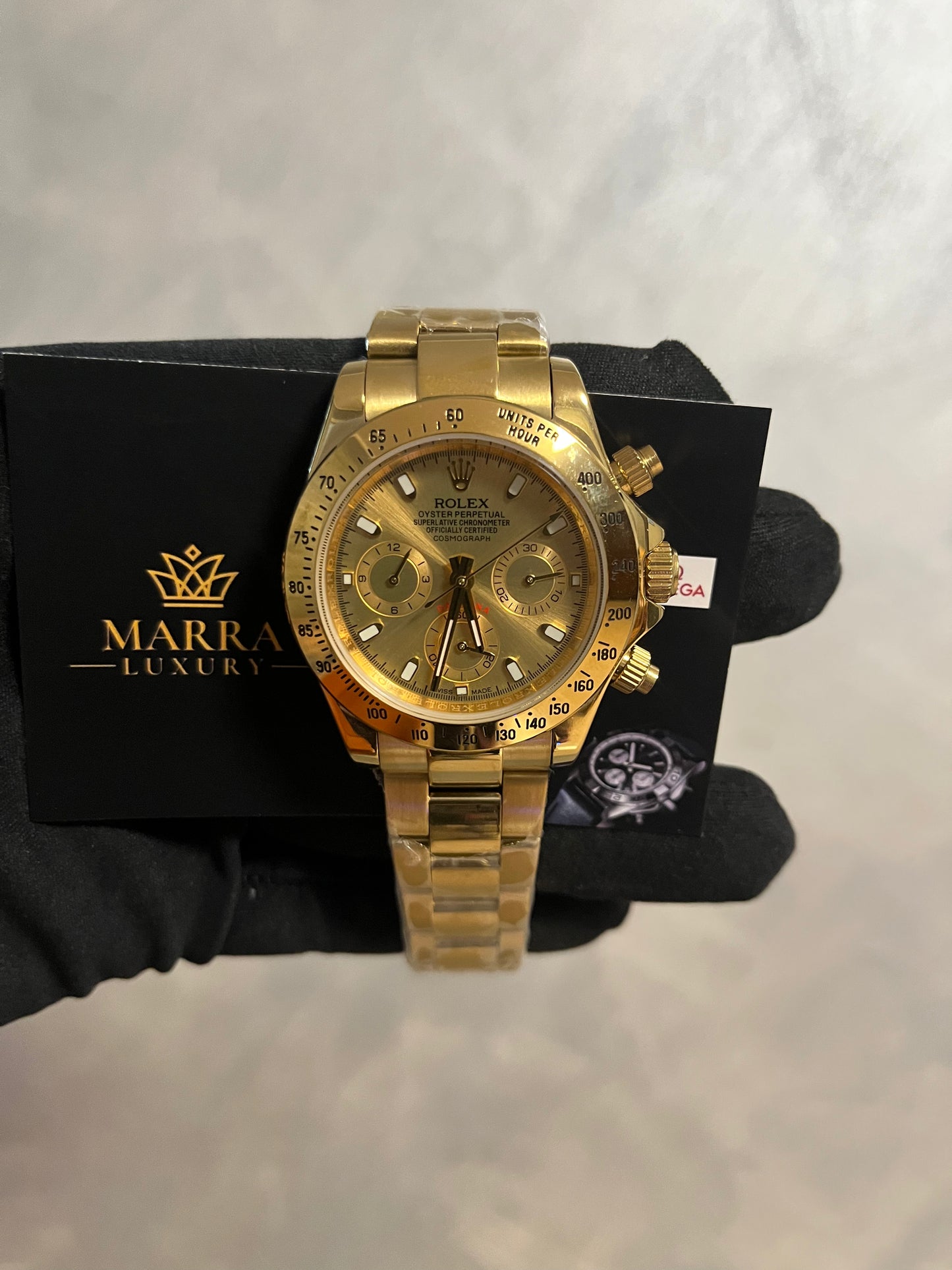 ROLEX DAYTONA CINTURINO CASSA E QUADRANTE IN ORO