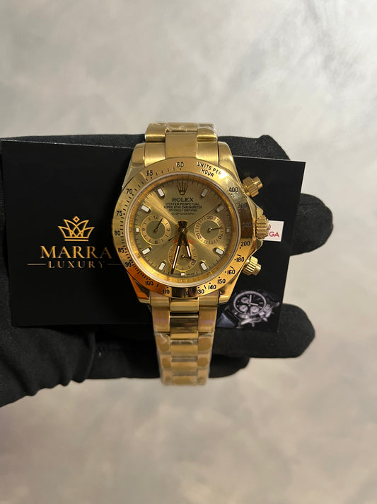 ROLEX DAYTONA CINTURINO CASSA E QUADRANTE IN ORO