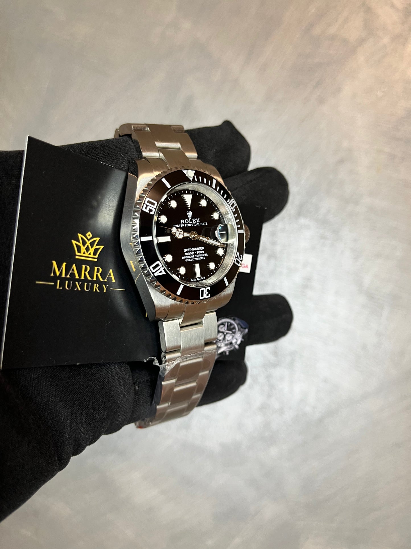 ROLEX SUBMARINER BLACK DATA