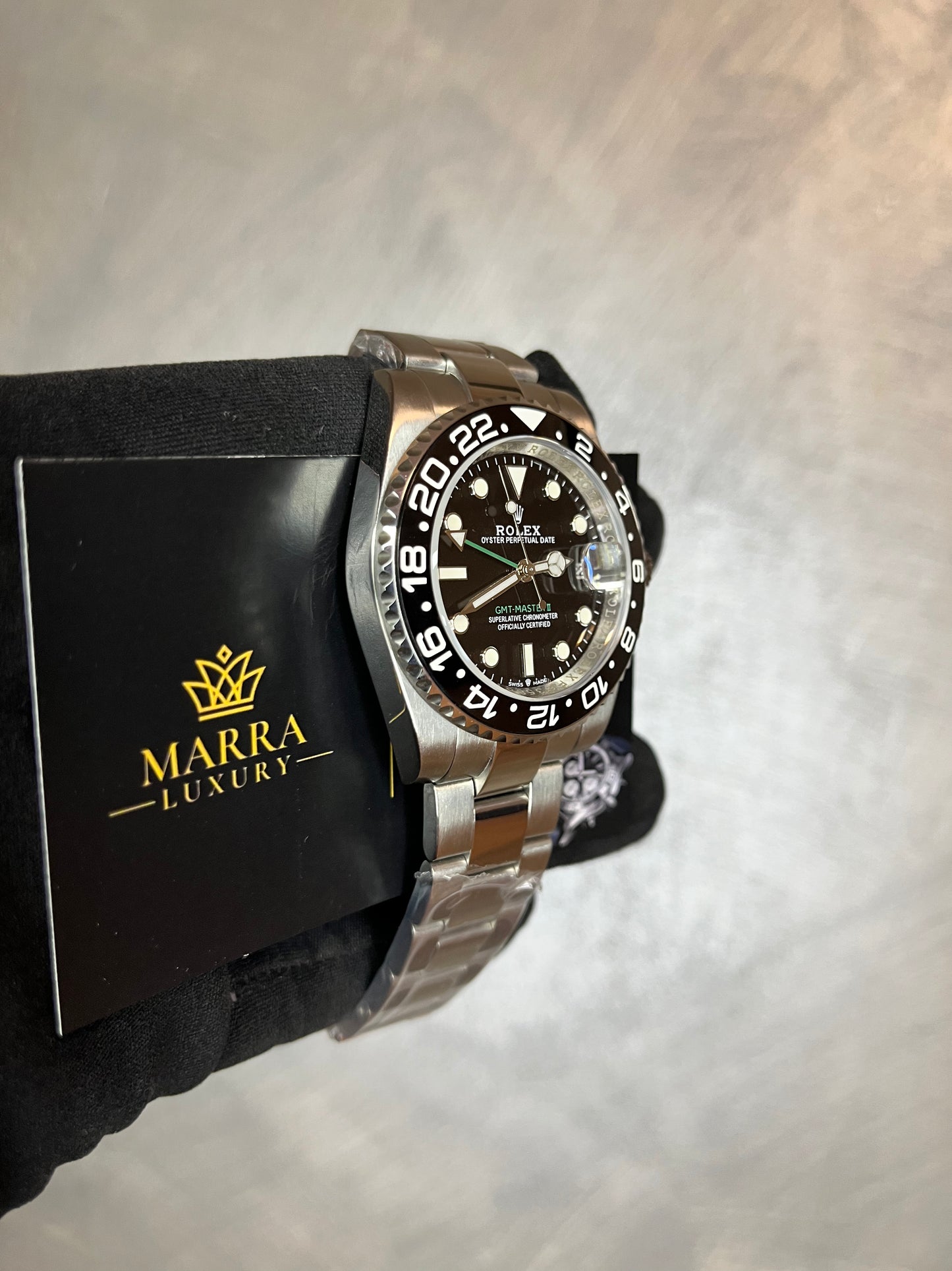 ROLEX GMT MASTER OYSTER BLACK DYAL