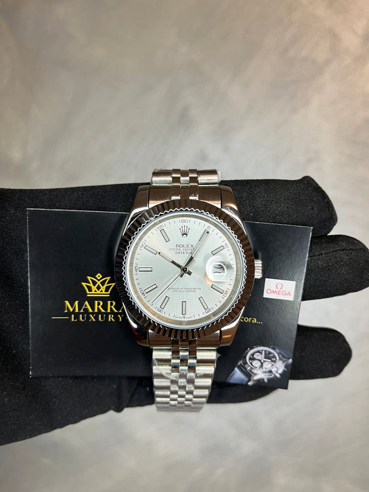 ROLEX DATEJUST CINTURINO JUBILEE QUADRANTE ARGENTO