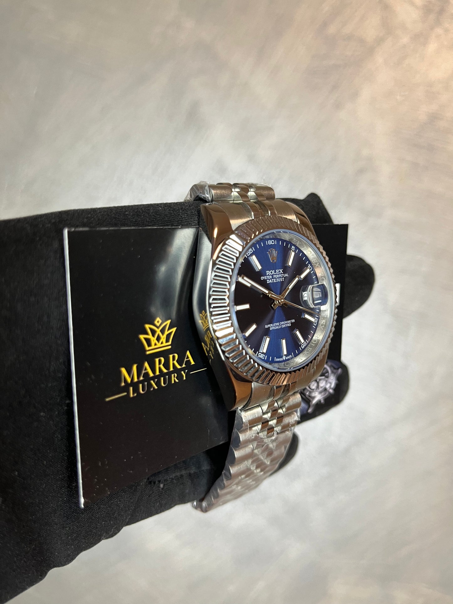 ROLEX DATEJUST CINTURINO JUBILEE QUADRANTE BLU
