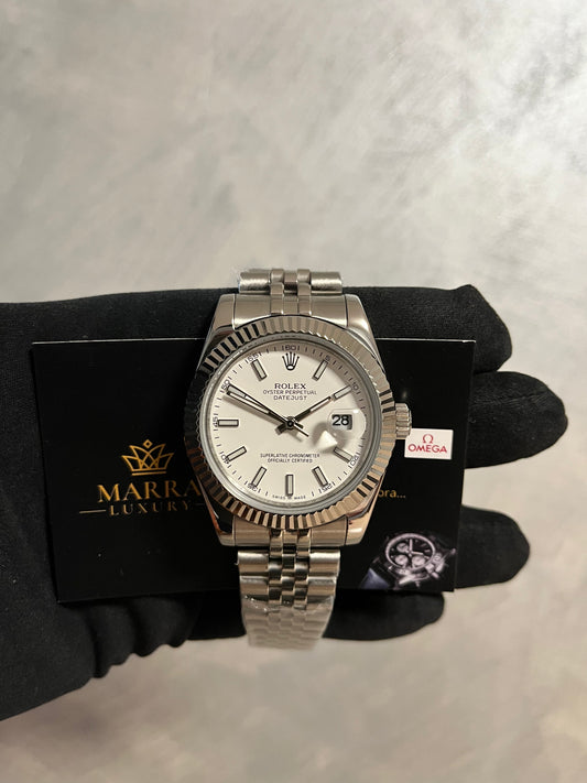 ROLEX DATEJUST CINTURINO JUBILEE QUADRANTE BIANCO
