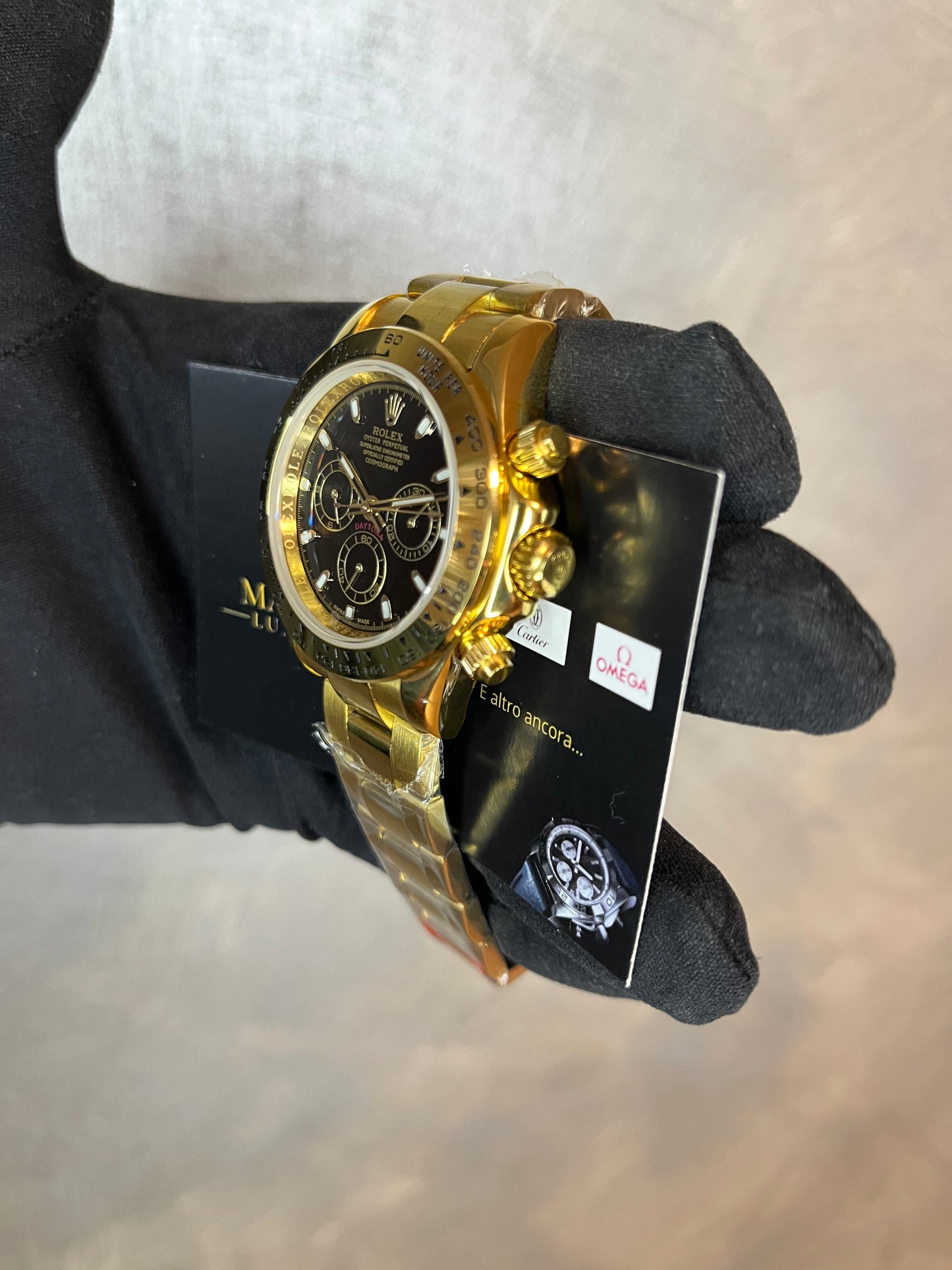 ROLEX DAYTONA ORO GIALLO QUADRANTE NERO