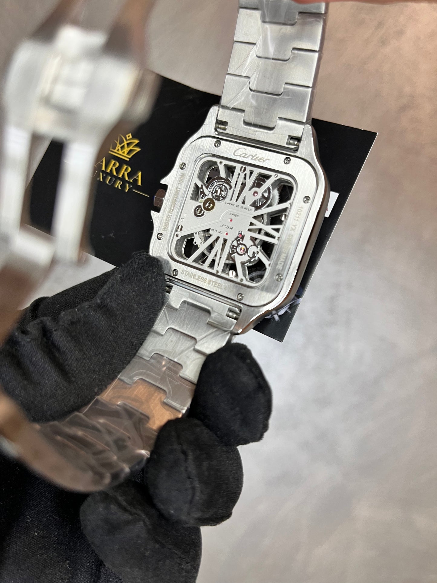 CARTIER SANTOS 40 MM SKELETON