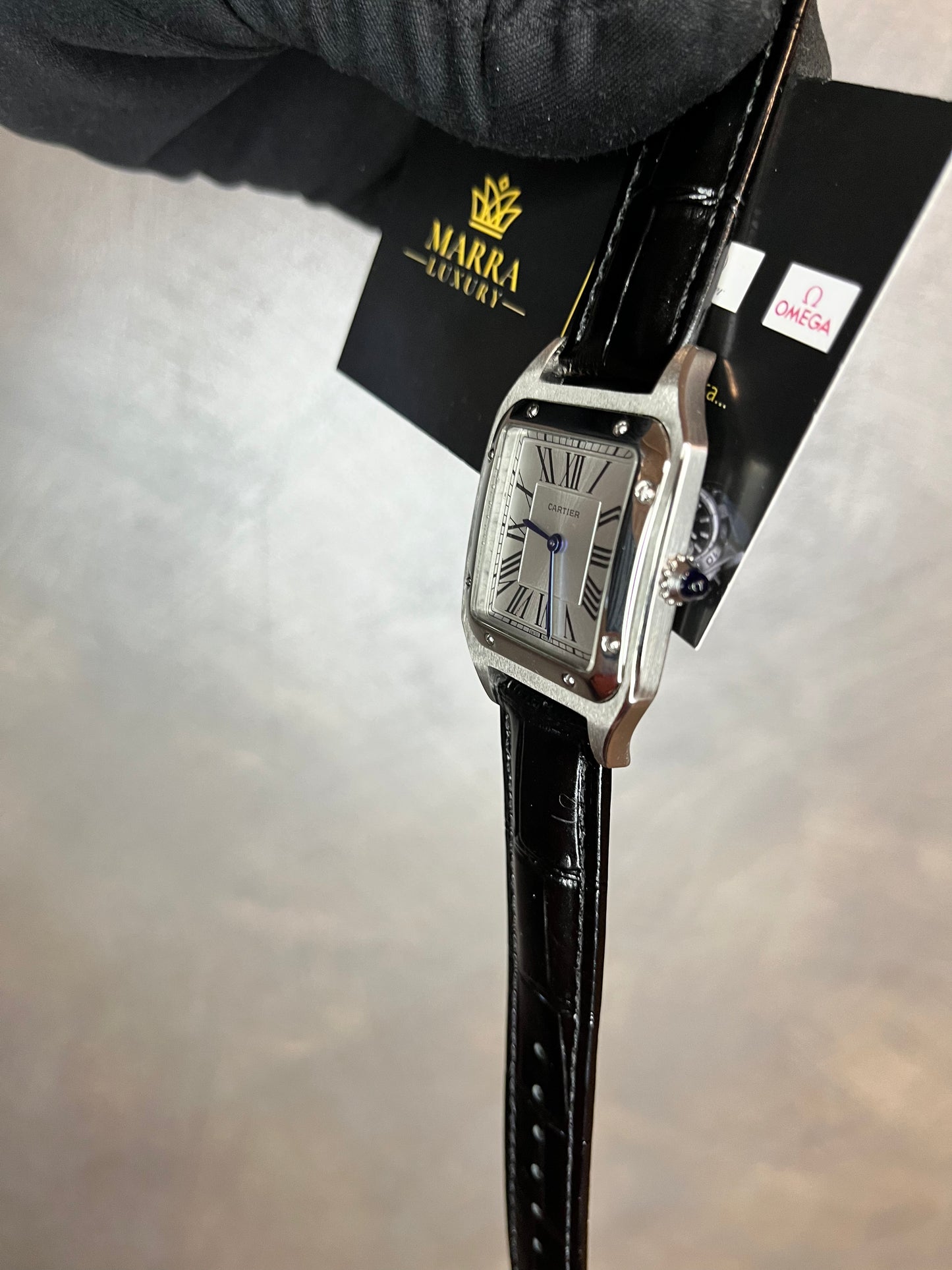 CARTIER SANTOS DUMONT QUADRANTE GRIGIO