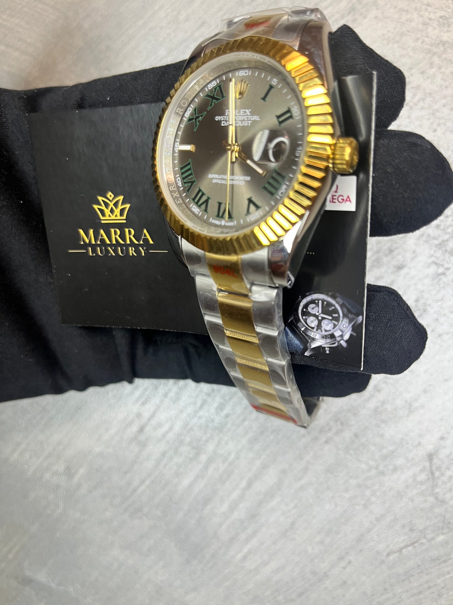 ROLEX DATEJUST  WIMBLEDON OYSTER  ORO E ACCIAIO