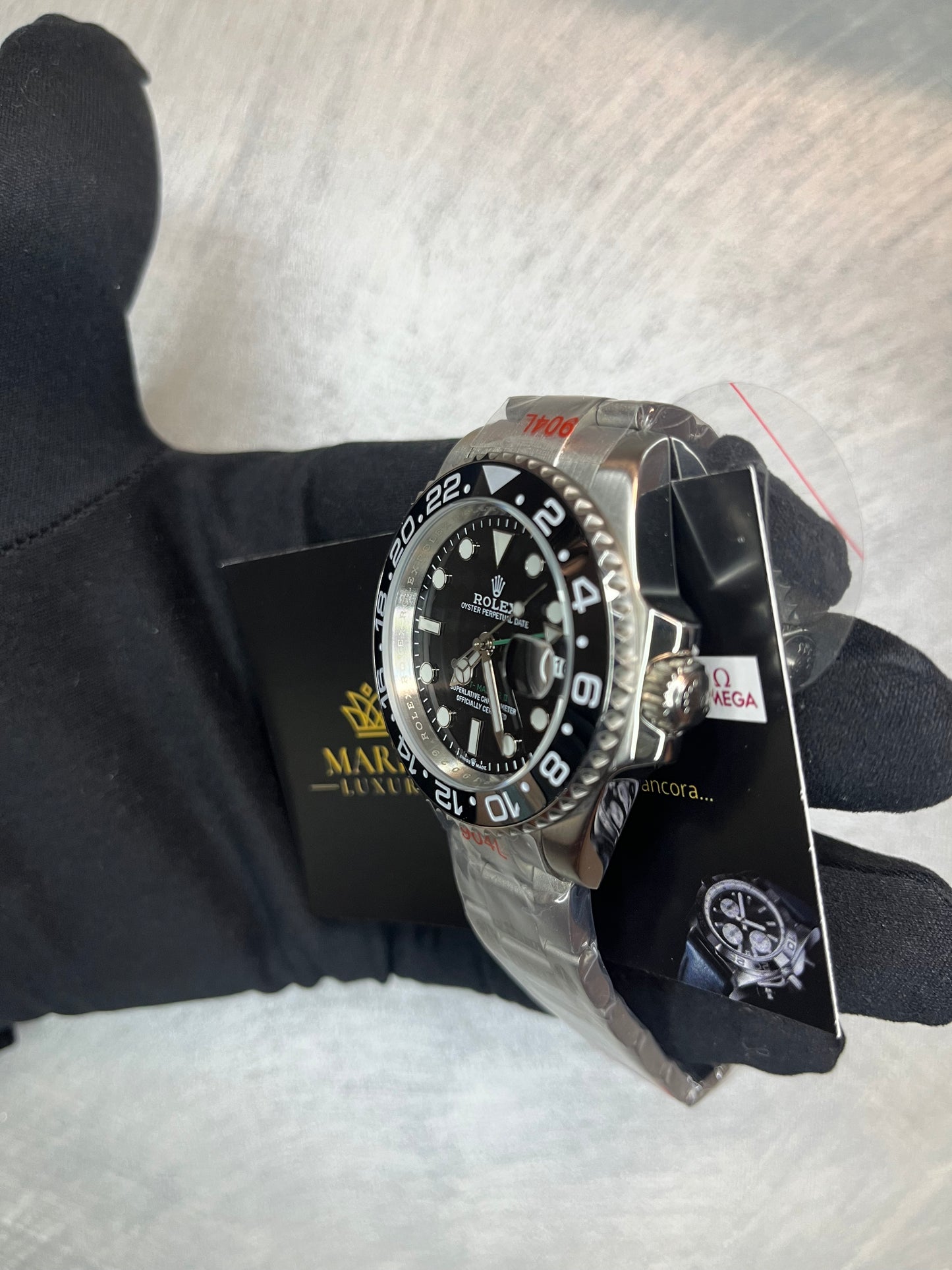 ROLEX GMT MASTER BLACK DYAL OYSTER