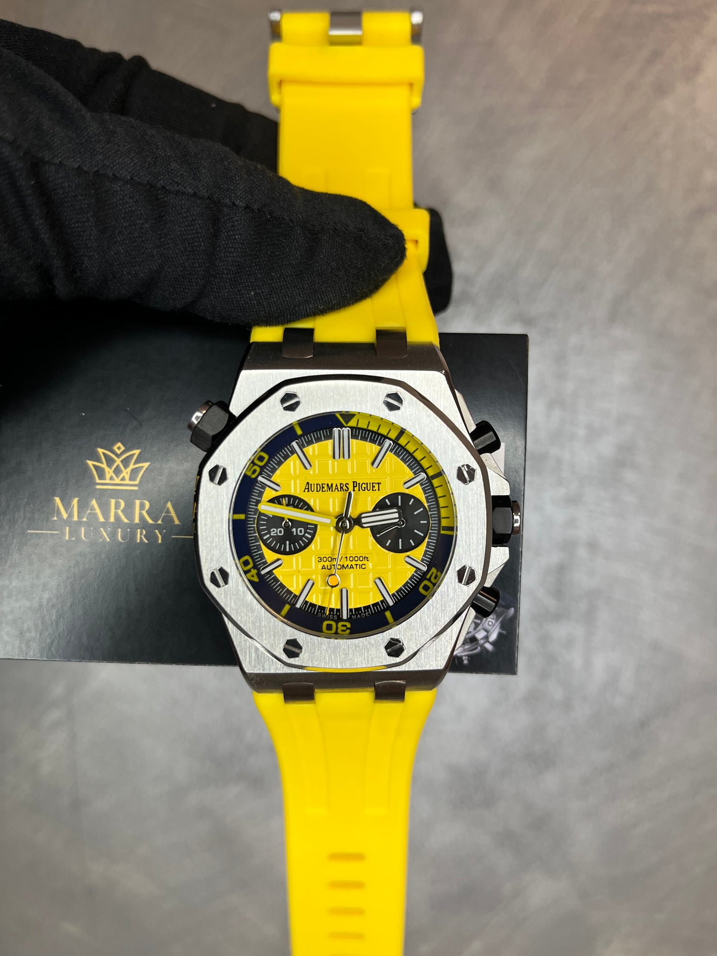 AUDEMARS PIGUET ROYAL OAK OFFSHORE CINTURINO IN CAUCCIÙ GIALLO