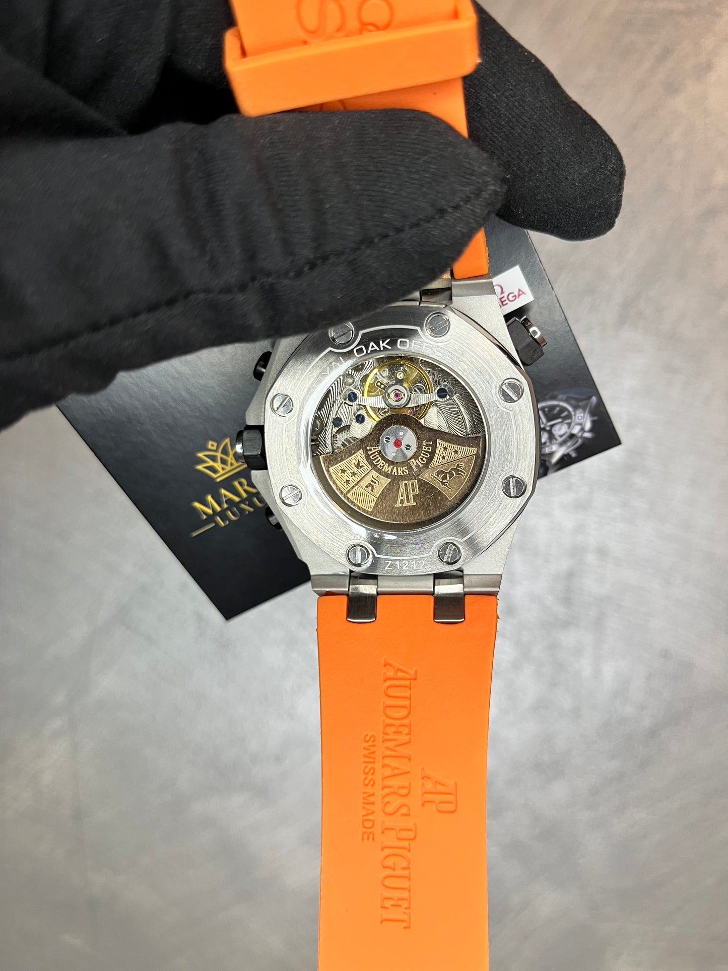 AUDEMARS PIGUET ROYAL OAK OFFSHORE CINTURINO IN CAUCCIÙ ARANCIONE